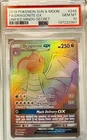 2019 POKEMON SUN & MOON UNIFIED MINDS SECRET #248 FULL ART/DRAGONITE GX PSA 10