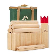 Kubb , Viking Chess Outdoor Clash Toss Yard Game with Carrying Case - Rubber ...
