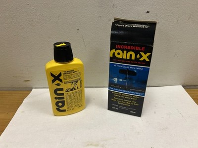 Rain X Treatment 3.5 oz Vintage w/ Box 1991 Made in USA Formula Unelko