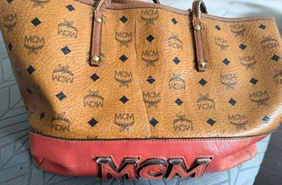 mcm tasche cognac mit Zertifikat
