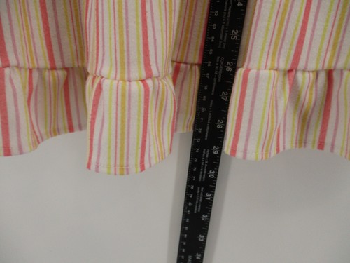 American Girl Striped Pajamas Ruffled Collar - Flawed - Picture 8 of 12