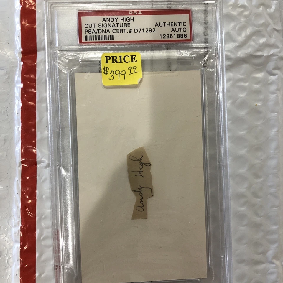 Andy Aird High PSA Cut Signature RARE! - Image 3 of 4