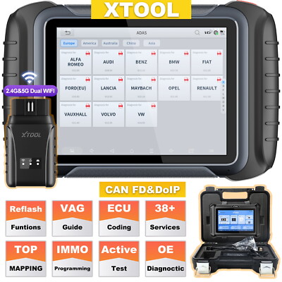 2024 XTOOL D8W Auto Bidirectional Car Diagnostic Scanner E/CU Coding Topology 