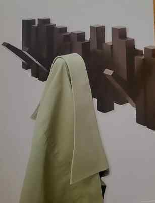 Umbra Sticks 5-Hook Multi Wall Hooks Coat Rack Black Modern Unique Art Home