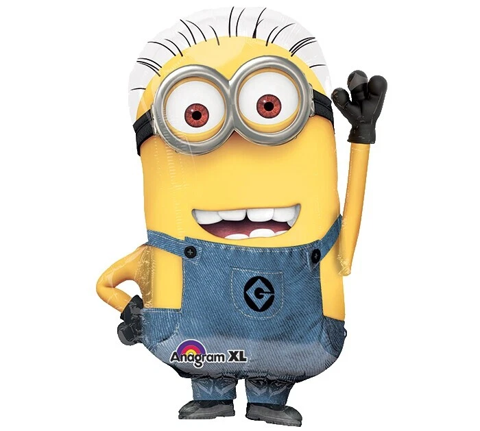 Globos de papel aluminio fiesta Minions