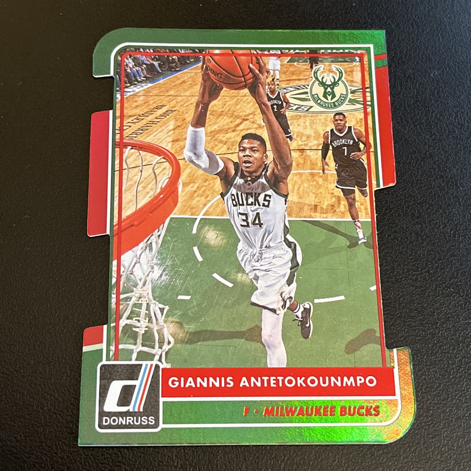 2015-16 Panini Donruss Holo Die Cut /66 Giannis Antetokounmpo #176 *RARE FIND*