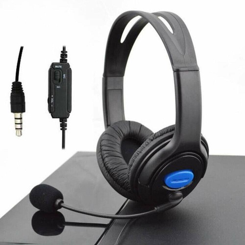 CUFFIE DA GAMING UNIVERSALI PER PS4 XBOX PS0NE CON MICROFONO REGOLABILE  HEADSET | eBay