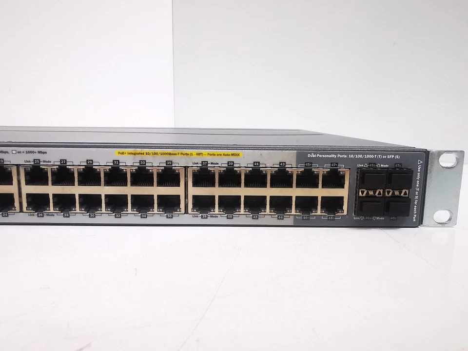 HP 2920-48G (J9729A) 48 Port Rack mountable Ethernet Switch + 4 SFP Ports - Image 3 of 4