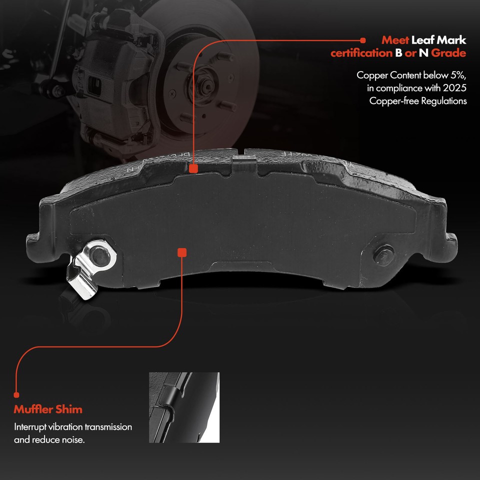 Rear Drilled Brake Rotors & Brake Pads for Chevy Blazer S10 GMC Jimmy