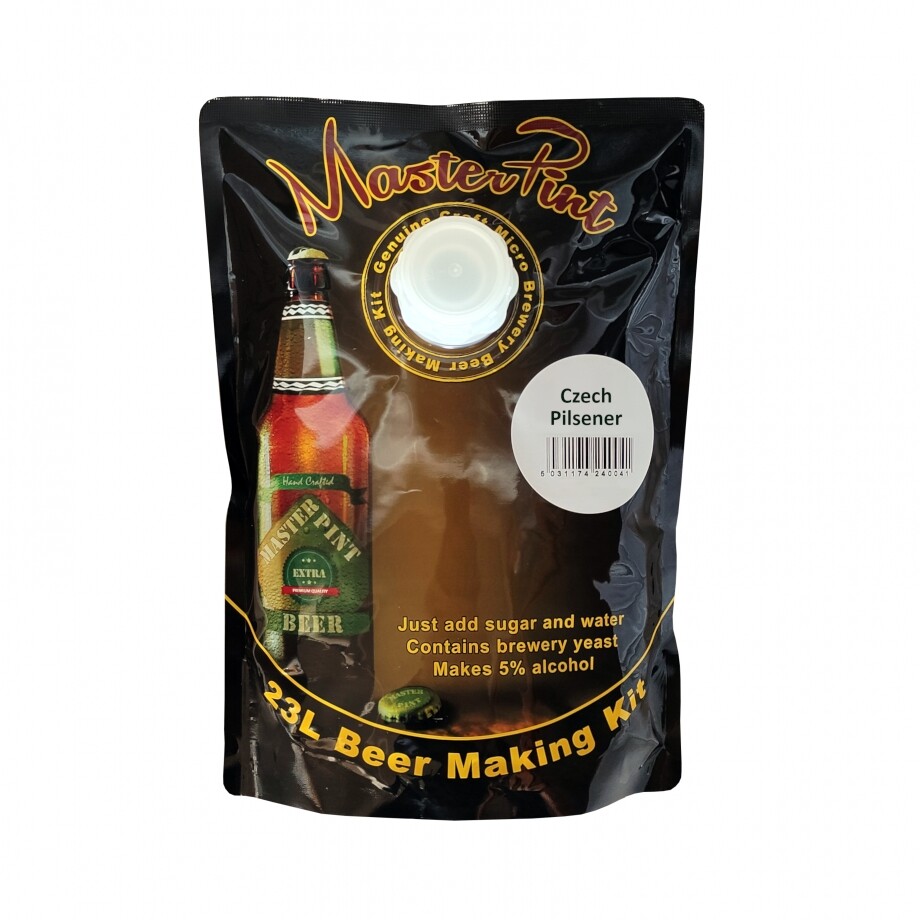 MasterPint Czech Pilsener - Home Brew Beer Ingredient Kit - Makes 40 Pints