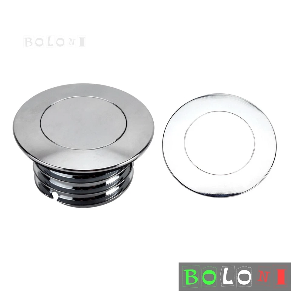 Tapas de tanque de gasolina para Harley Softail Slim FLSL Sport Glide FLSB Fat Boy 2018-22 Foto 2 de 4