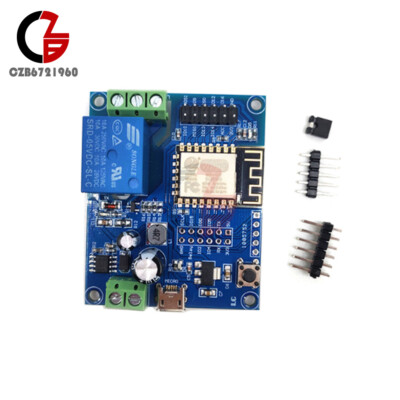 ESP8266 ESP-01S DC5-80V Wifi Relay Module Remote Switch Phone APP DIY Project