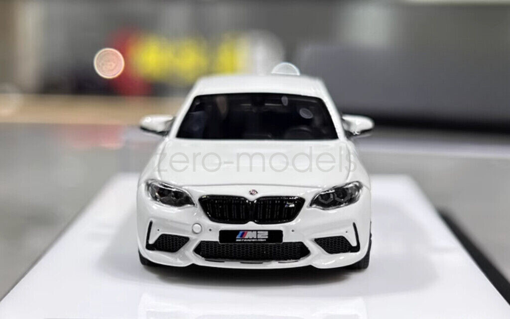 不正模玩 1/64 　BMW M2 コンペティション　ホワイト BZMW 1:64 White M2 Competition Coupe Sports Model Diecast