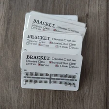 10Sets Dental Brackets Orthodontics Standard Edgewise 0.022 Slot 345 With Hooks