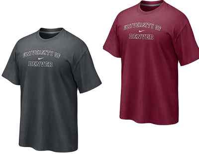 Nike (Mens) NCAA Denver Univeristy DU Pioneers Team Shirt