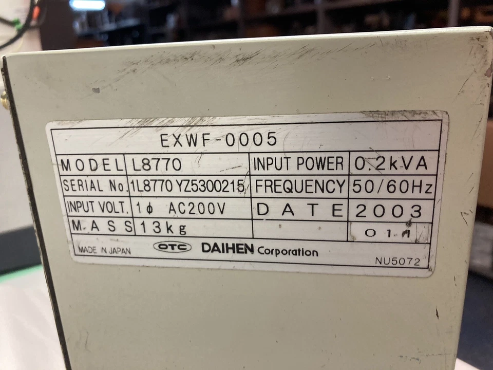 Daihen, EXWF-0005 L8770, fuente de alimentación 0,2 kVA Foto 3 de 4