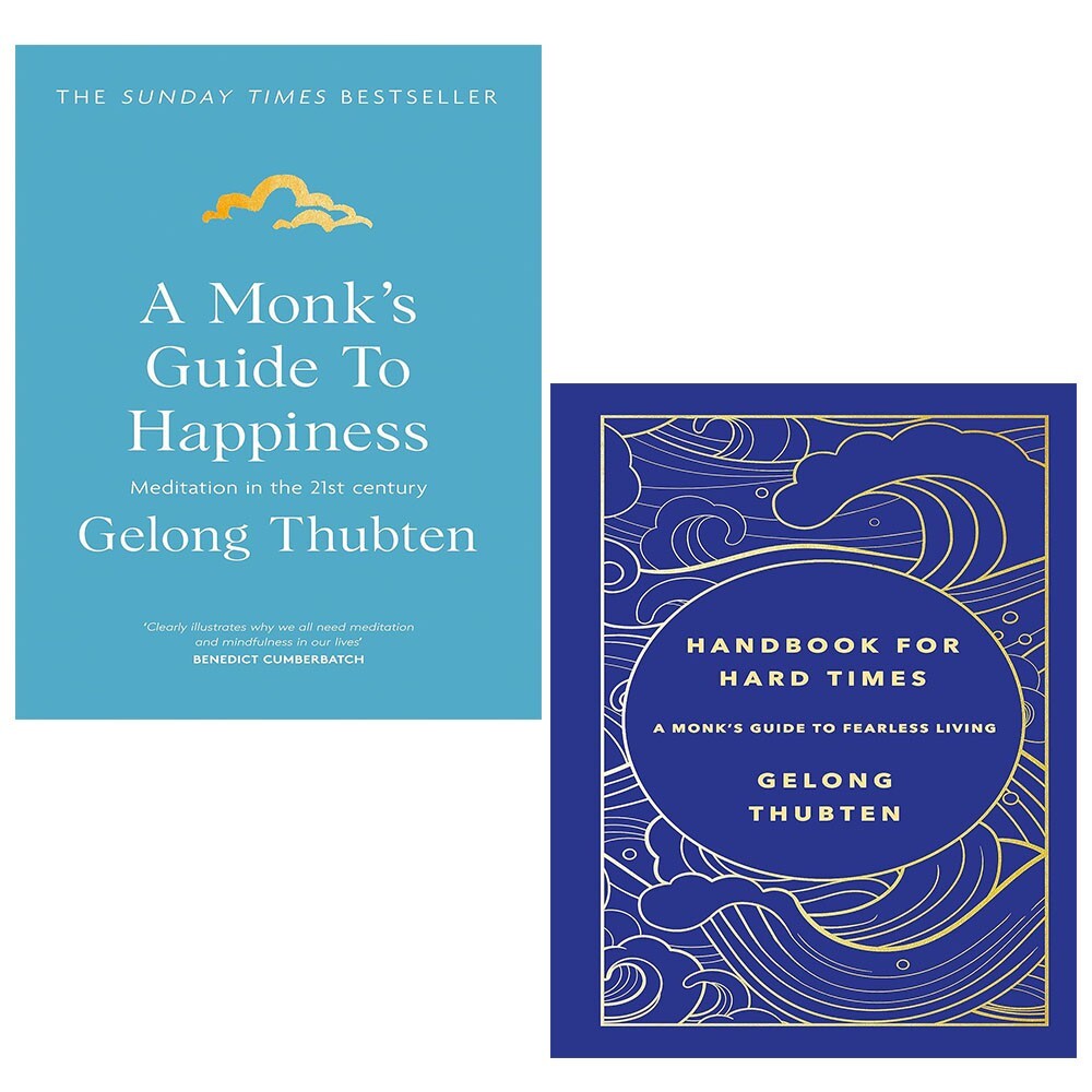 Gelong Thubten Collection 2 Books Set Handbook for Hard Times, Monk's Guide