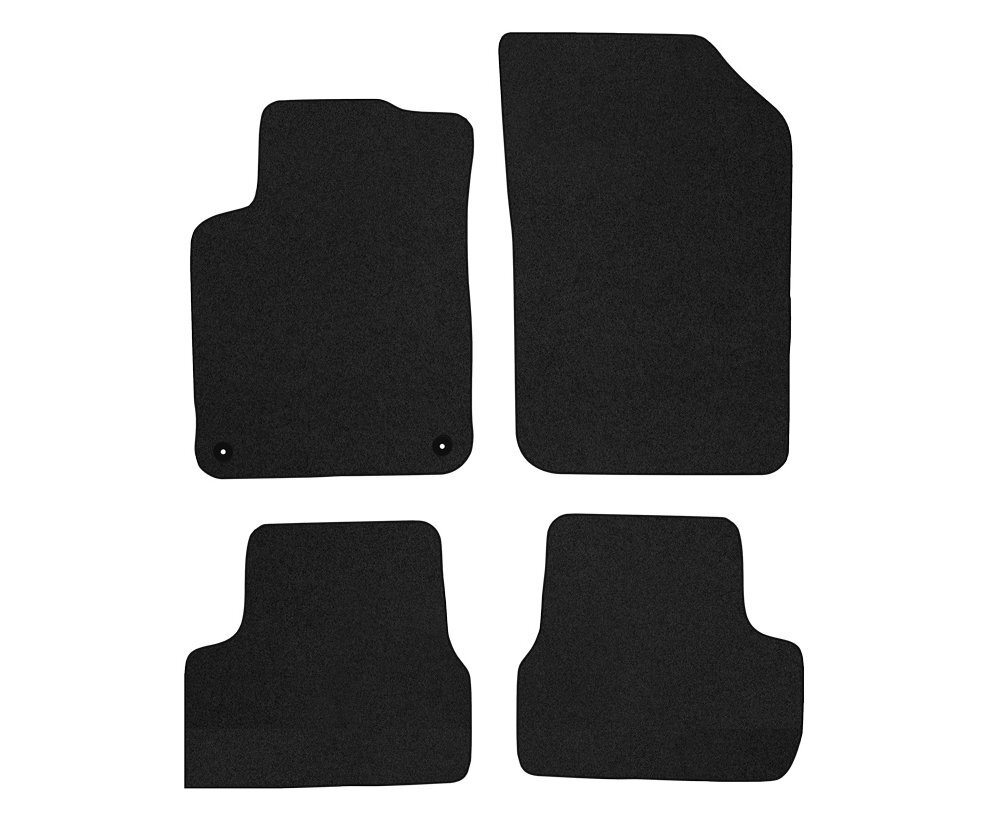 Tapis de sol en velours premium blanc pour Citroën DS3 style élégant