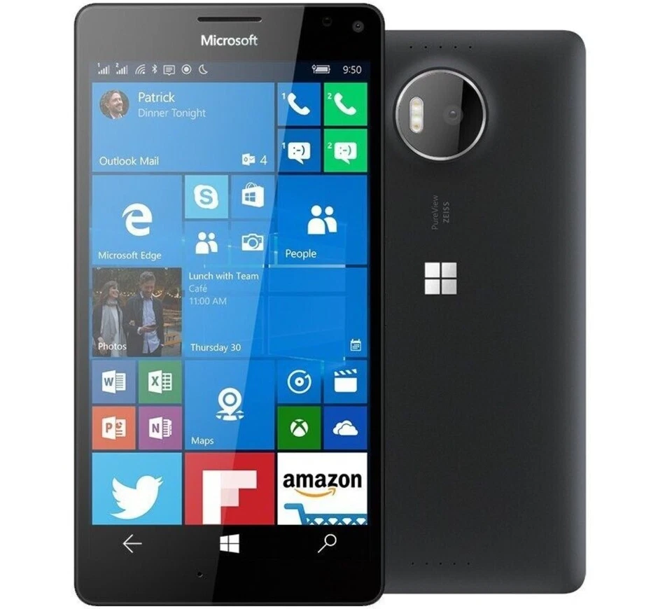 Microsoft Lumia 950/950XL Original Unlocked 20MP Dual SiM 32GB LTE 4G 5.2" Phone - Image 3 of 4