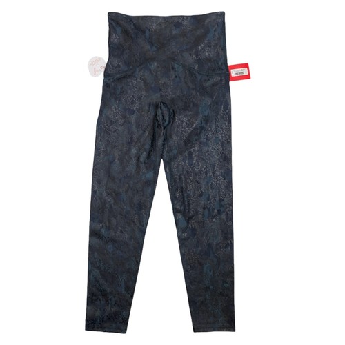 Neu mit Etikett Spanx Reptil 7/8 High Waist Workout Leggings Marine Reptil Größe Small - Bild 2 von 10