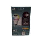 GE LED+ Speaker, Color Changing Light Bulb w/Remote - Bluetooth - 760 Lumens