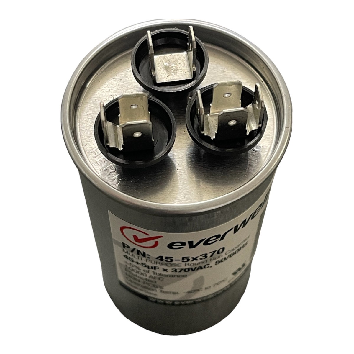 Dayton 2MDX3 | Condensatore di marcia doppio motore, ovale, 370 V CA