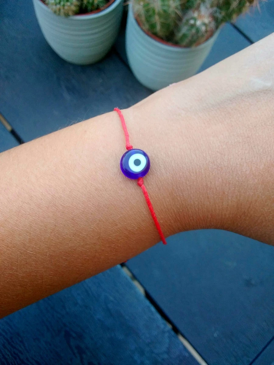 Red string evil store eye bracelet