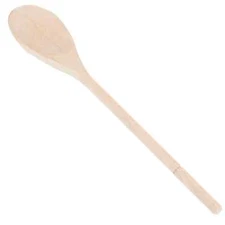 Tablecraft W12 12" Beechwood Wooden Spoon