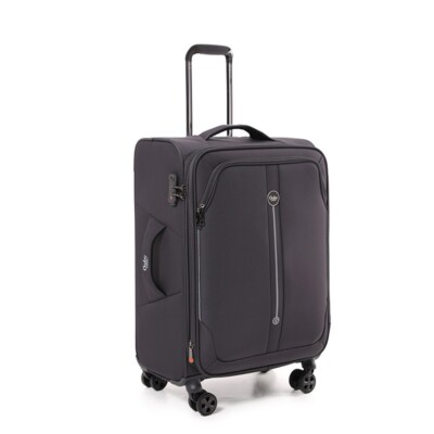 Goby London Luton 8-Rad anthrazit 56 cm wasserdicht erweiterbar Kabinenkoffer TSA