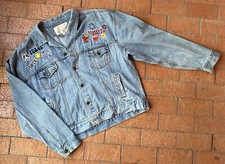 Vintage SHC Inc Size Small Ohkay Casino  Resort Collectible Jean Jacket Patches