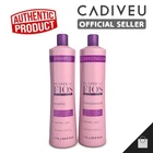 Cadiveu Plastica dos Fios Shampoo and Conditioner Home Care Wires Kit 34oz 1L