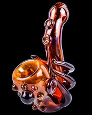 COOL Pipe 5" Sherlock Pipe Glass Hand Pipe ALIEN PIPE CHEAP Pipe Bowl Pipe *USA*