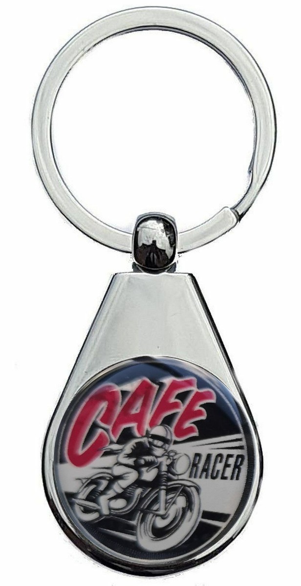 Keychain Holder Cafe Racer Keychain CAFE RACER MOTORBIKE BIKERS