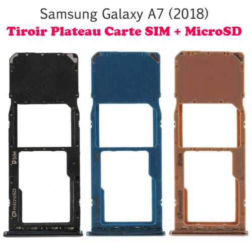 Tiroir Carte SIM Double Pour Realme 8 5G - Universel - Bleu - Marque GLOBALSTOCK - Neuf Sous Emballage