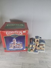 Christmas Traditions PACIFIC CLUB Lighted Ceramic House 1994 Christmas Village 