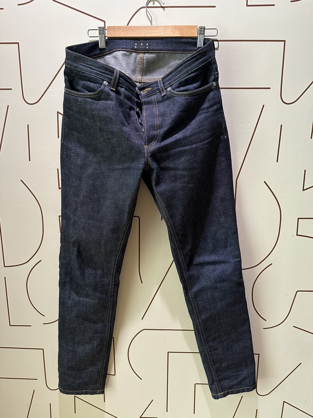 Asket Raw Denim Jeans 30x30 eBay