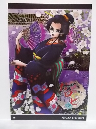 One Piece card Nico Robin Straw Hat 