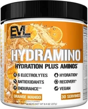 EVL HydraAmino 30srv Orange Mango - Hydration, Endurance, Recovery, Amino Boost
