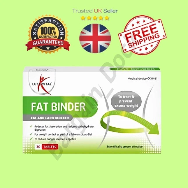 LUCOVITAL FAT BINDER Fat & Carb Blocker Weight Loss 30 ✅✅✅