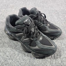 New Balance 9060 Shoes Mens Size 8 Black Suede Mesh Athletic Sneakers U9060ZGE