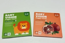 BABY VISION Trigger Cards - Color Vis.3: (6-12 Mon). Physical Vis. 4 (12-36), BN