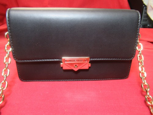 Michael Kohrs, Black, Gold Hardware, Women’s Crossbody Purse with Chain! NEW!