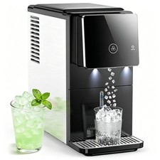 33 lbs/Day Countertop Nugget Ice Maker W/ Self-Cleaning,Portable Countertop Ice