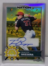 2025 Leaf Baseball Nation Travis Bazzana Saturday in the Park Auto /15 SA-TB1