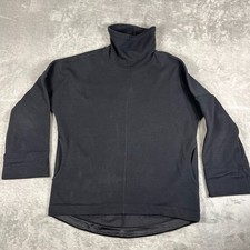 ATHLETA Cozy Karma Twist Neck Sweatshirt Size Small Black Comfort Leisure Sport