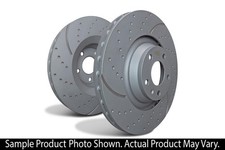 EBC Front 3GD Series Sport Slotted Brake Rotors for Subaru WRX STI 05-17 EJ257