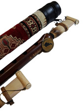Handcrafted Armenian Duduk in A (La) Key with Artistic Ornamentation profesional