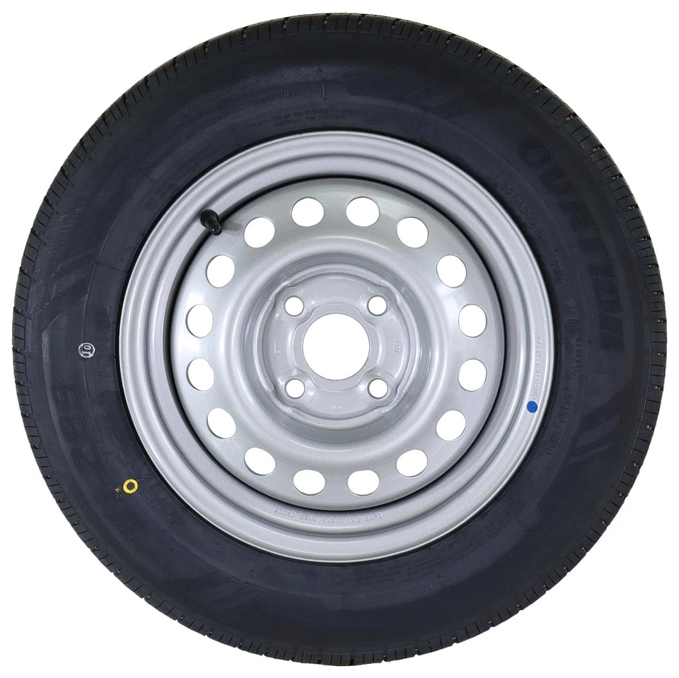 2x Komplettrad Anhänger 145/80R13 79N XL M+S Reifen Felge 4x100 4Jx13 ET30 - Bild 3 von 4