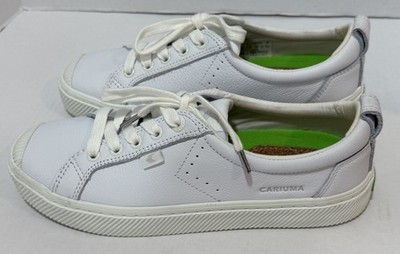 Cariuma OCA Low White Premium Leather Sneaker 40/ W 9/ M 7 NWOB 100104W13W090