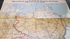 Übersichtskarte zum Kursbuch der Deutschen Reichsbahn DDR